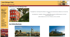 Desktop Screenshot of hotelelbingerplatz.net